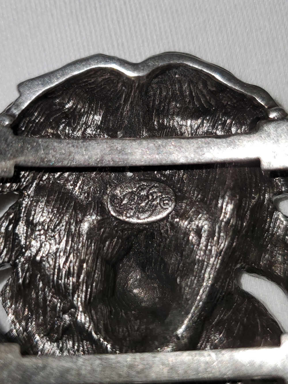 Kirks Folly Lion Head Silver Tone Statement Cuff Bracelet - Picture 2 of 5
